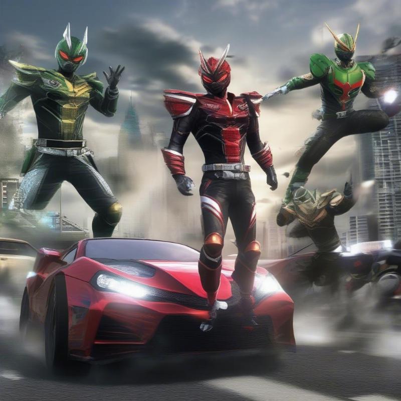 Khám phá Thế Giới Tốc Độ cùng Game Kamen Rider Drive