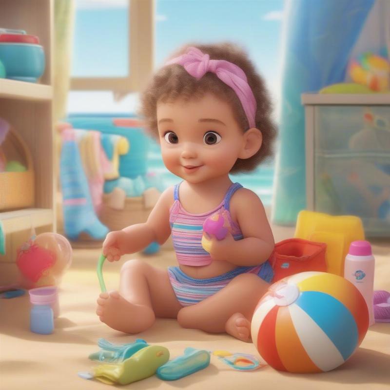 Khám Phá Thế Giới Game Baby Hazel Đi Tắm Biển