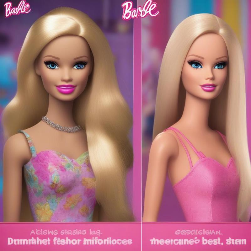 Chọn phiên bản game Barbie