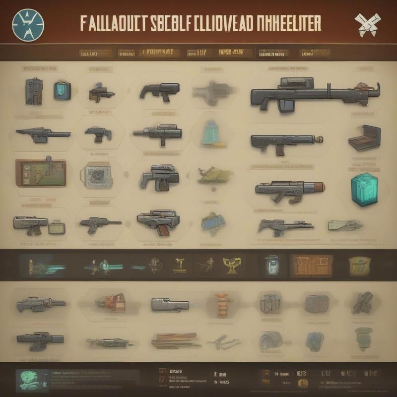 Fallout Shelter Gauntlet Vũ Khí