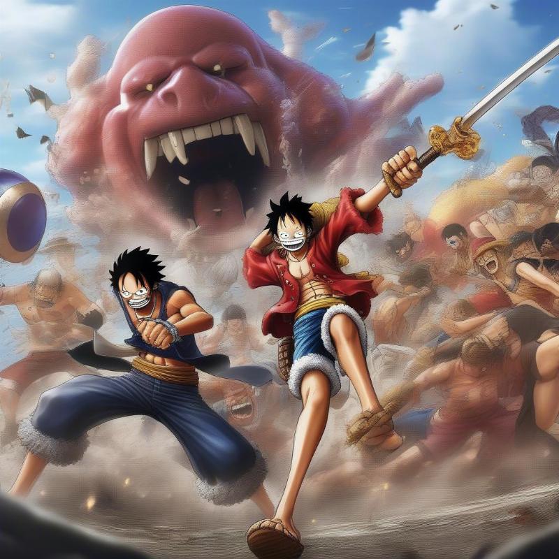 Chiến đấu trong game One Piece Solo