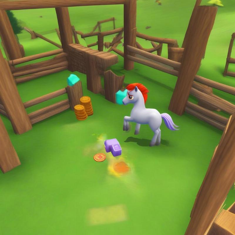 Lối chơi Pony Run 3D đơn giản và gây nghiện