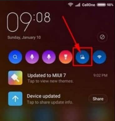 Chụp màn hình Xiaomi, Screenshot điện thoại Xiaomi