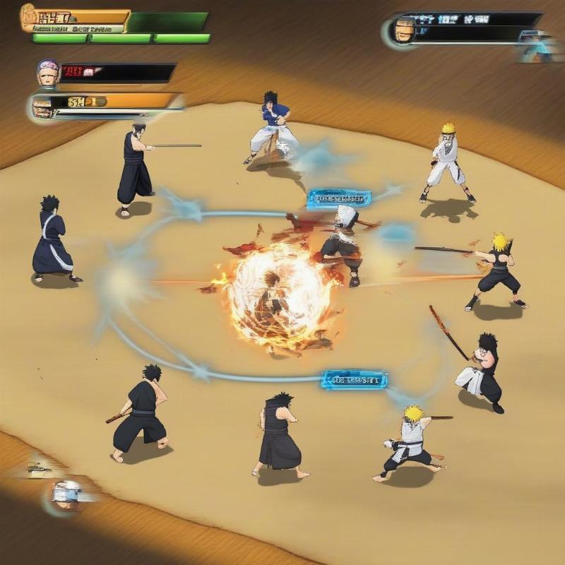 Lối chơi đơn giản dễ làm quen trong Bleach vs Naruto 2.9