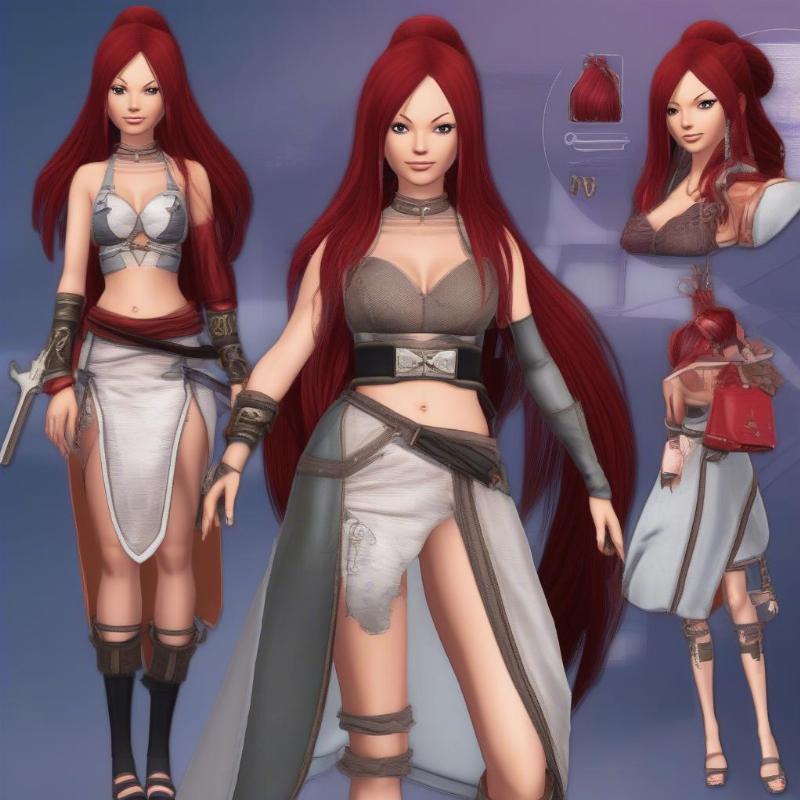 Khám Phá Thế Giới Game Thời Trang Erza Scarlet