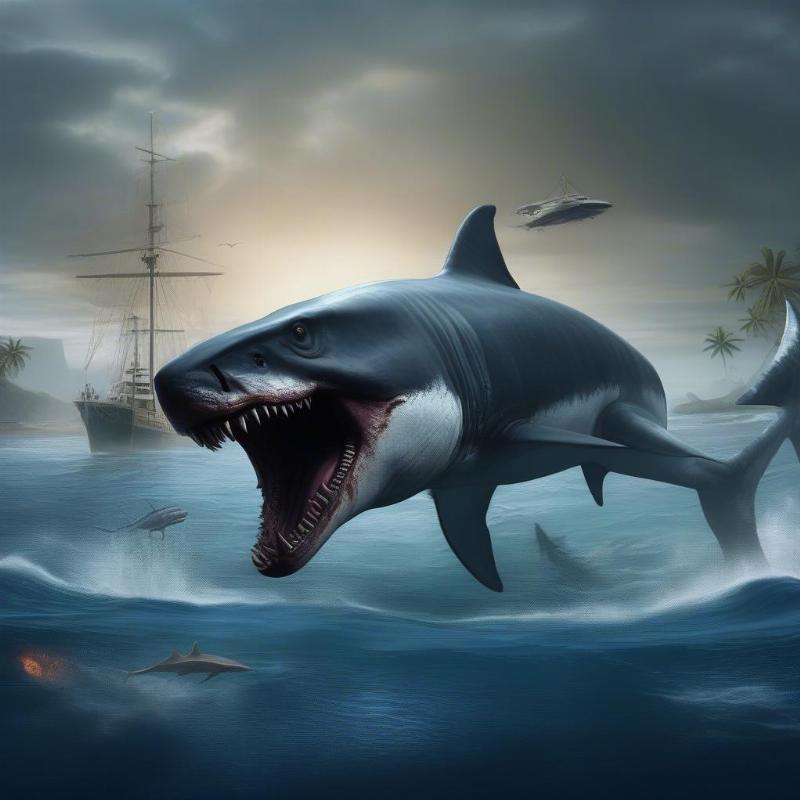 Megalodon săn mồi trong Jurassic World The Game