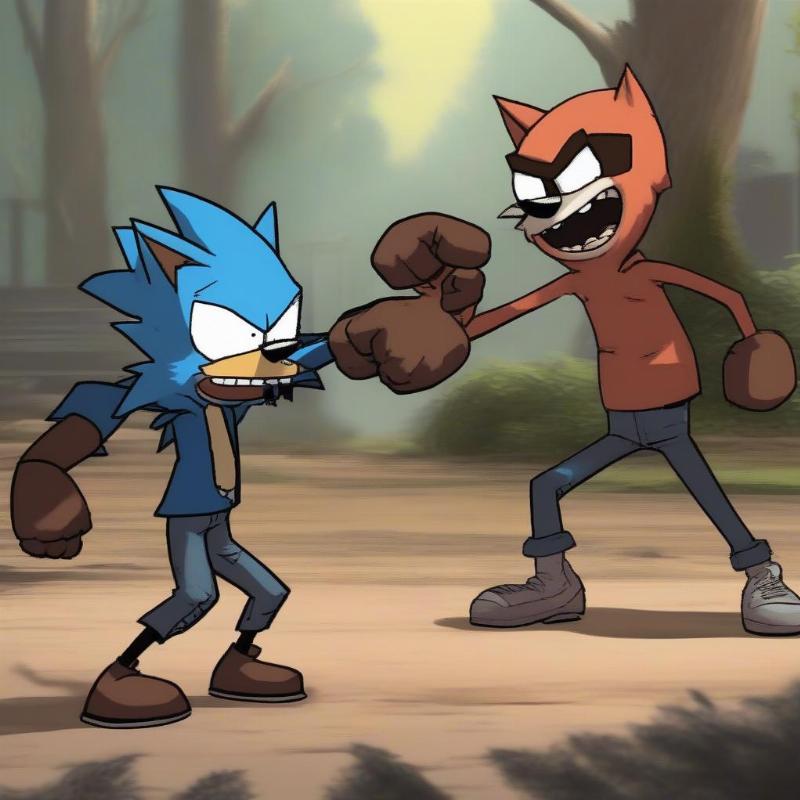 Mordecai and Rigby Games Fist Punch: Tung Cú Đấm Hùng Mạnh