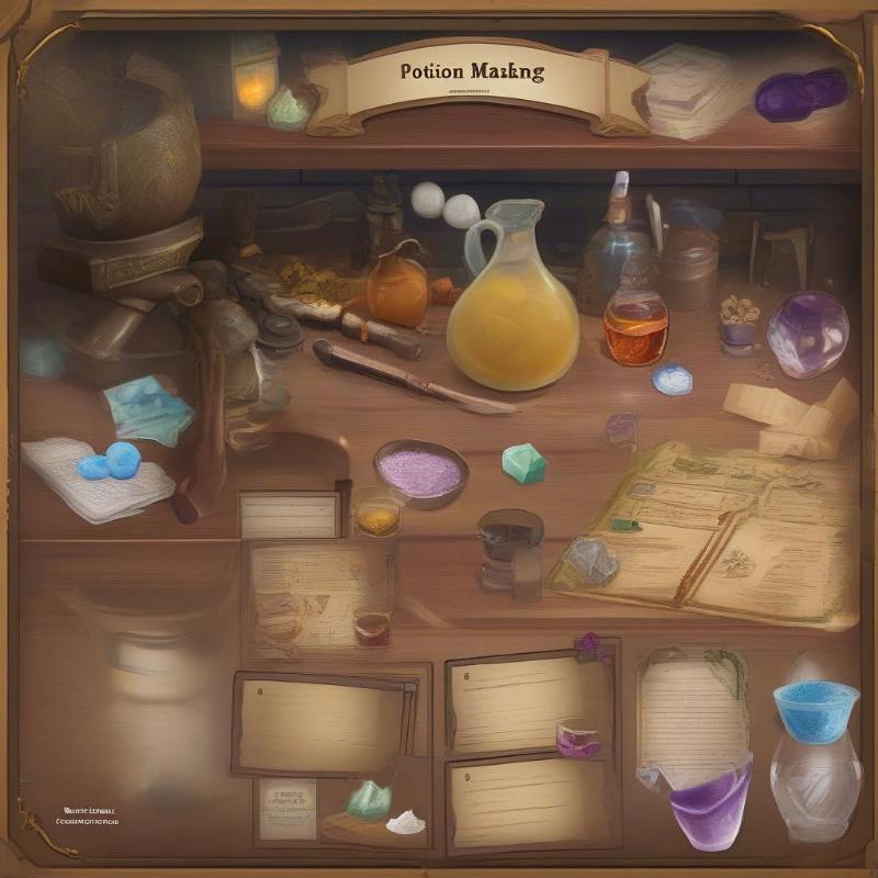 Pha chế độc dược trong Alchemist board game online