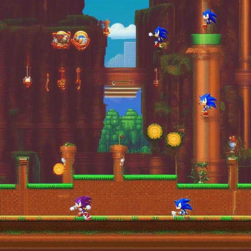 Sonic Mania Plus: Đồ họa Pixel Art Tuyệt Đẹp