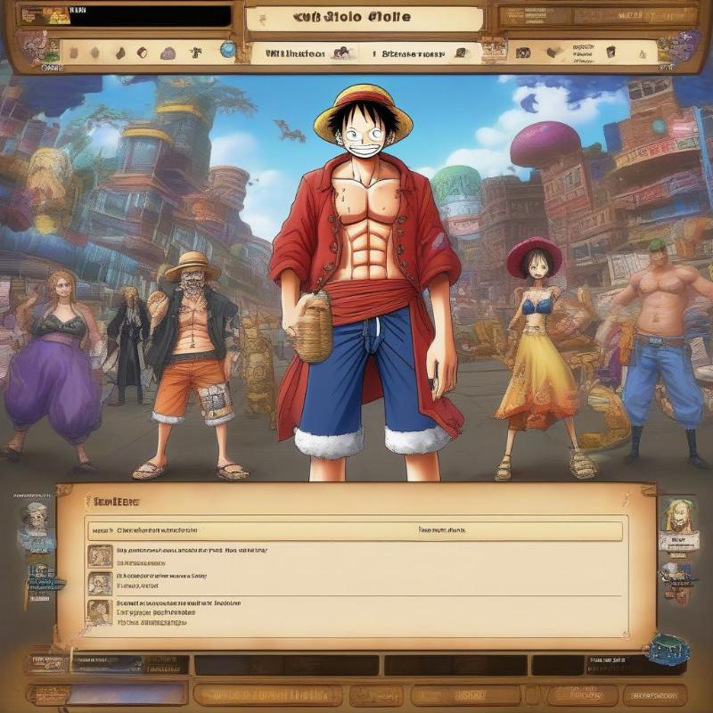 Màn hình chính game One Piece Solo