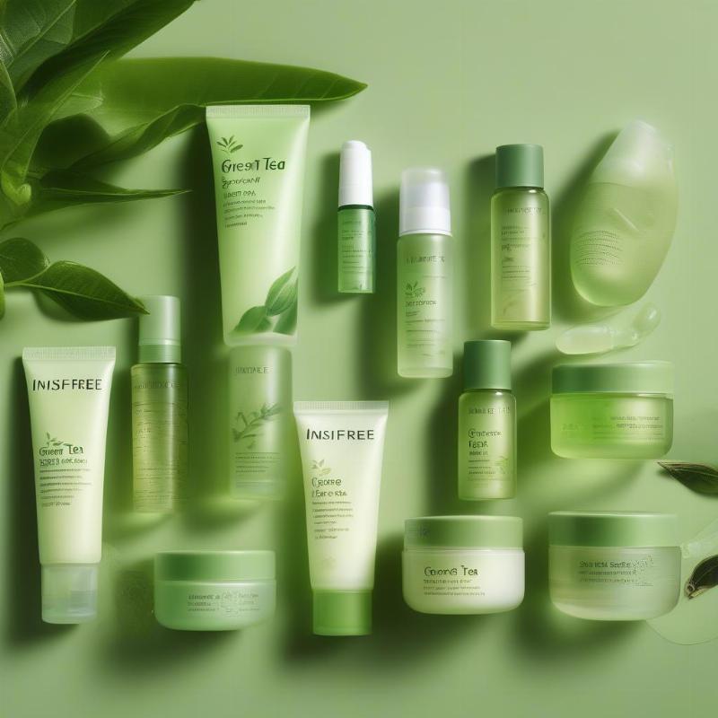 Bộ sản phẩm Innisfree Green Tea Special Kit Ex