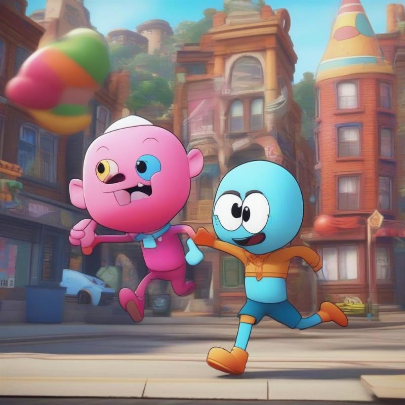 Thế Giới Kỳ Diệu Của Gumball: Game Vui Nhộn