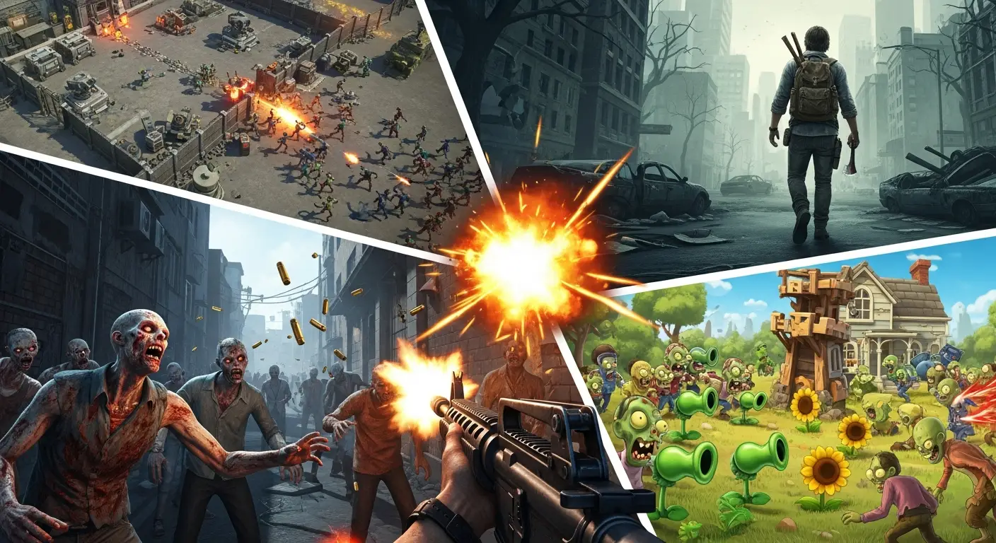 Tổng hợp các dòng Game Zombies đang làm mưa gió trên thị trường
