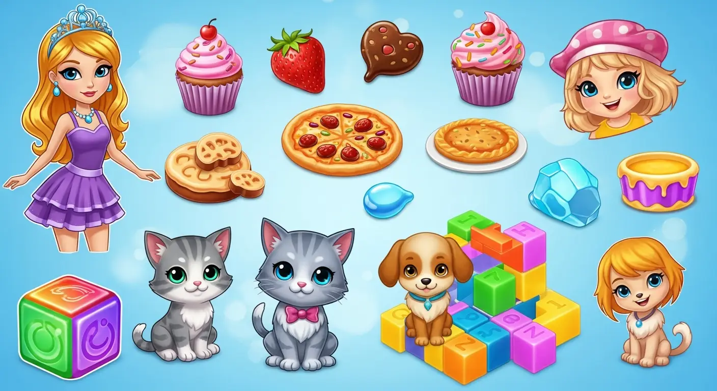 Top trò chơi con gái miễn phí 2025: Chọn game vui, an toàn cho bé yêu